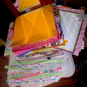 Misc. scrapbooking supplies